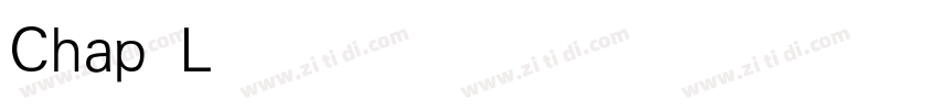 Chap Light字体转换